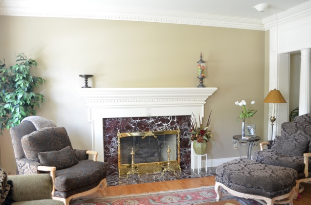 Fireplace and Mantle Painting - CertaPro Painters of NE Wisconsin